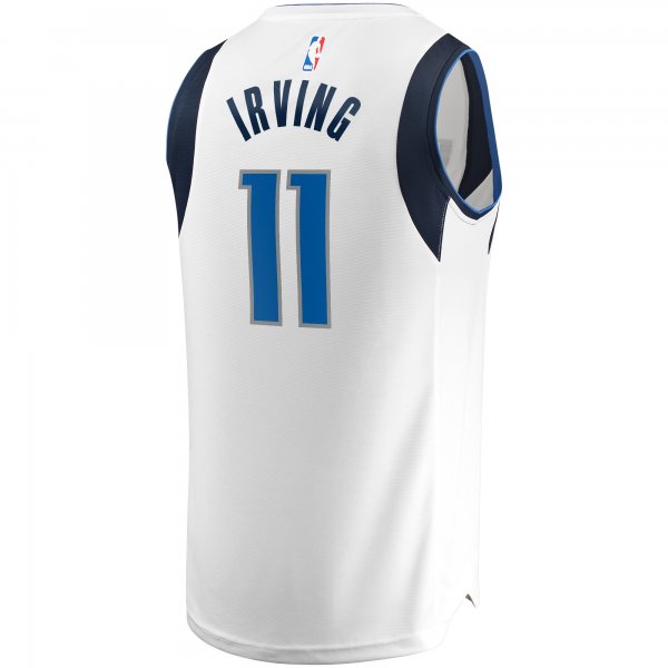 Men's Dallas Mavericks Kyrie Irving Fanatics White Fast Break Replica Player Jersey - Association Edition