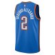 Unisex Oklahoma City Thunder Shai Gilgeous-Alexander Nike Blue Swingman Replica Jersey - Icon Edition