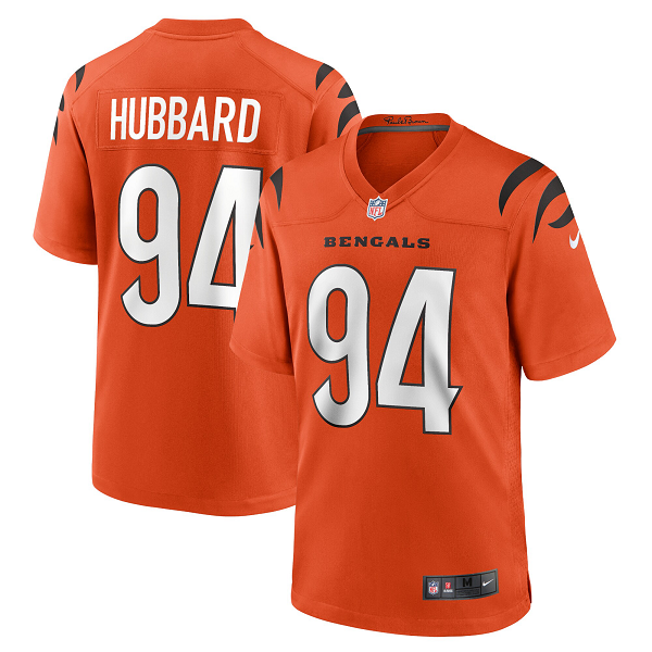 Men's Cincinnati Bengals Sam Hubbard Nike Orange Alternate Game Jersey