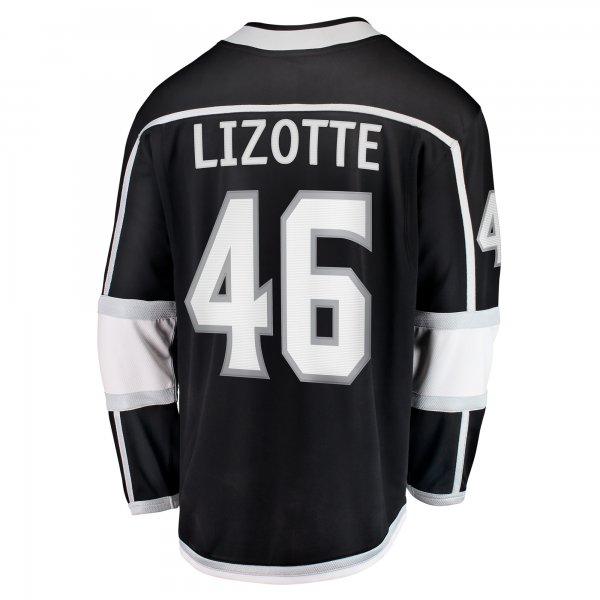 Men's Los Angeles Kings Blake Lizotte Fanatics Black Home Breakaway Player Jersey