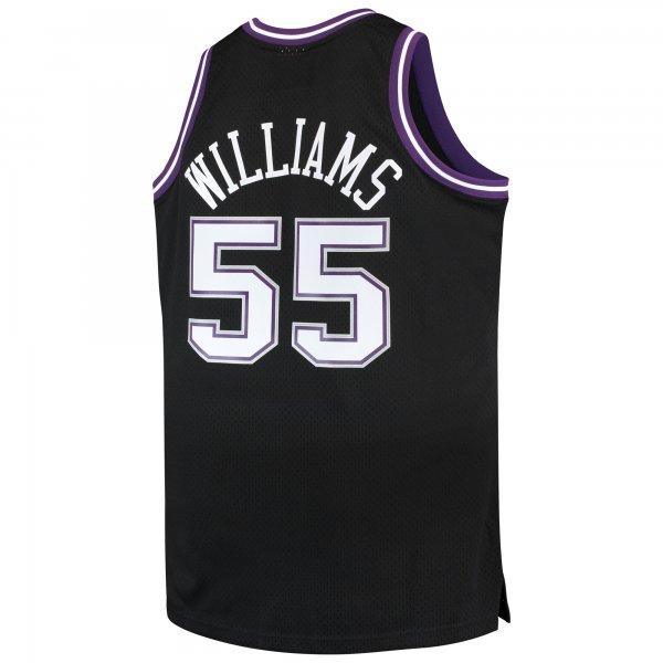 Men's Sacramento Kings Jason Williams Mitchell & Ness Black Big & Tall 2000/01 Hardwood Classics Swingman Jersey