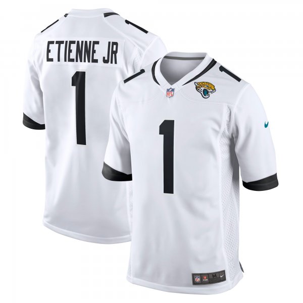 Men's Jacksonville Jaguars Travis Etienne Jr. Nike White Game Player Jersey