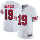 Men's San Francisco 49ers #19 Deebo Samuel White Rush Stitched NFL Vapor Untouchable Limited Jersey