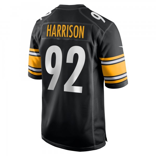 Men's Pittsburgh Steelers James Harrison Nike Black Retired Game Jersey