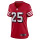 Women's San Francisco 49ers Elijah Mitchell Nike Scarlet Alternate Team Game Jersey