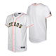 Men's Houston Astros MLB Blank White 2023 Gold Collection Flex Base Nike Jersey