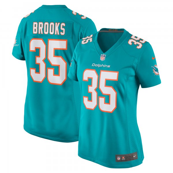 Women's Miami Dolphins Christopher Brooks Nike  Aqua Team Game Jersey