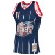 Men's Houston Rockets Yao Ming Mitchell & Ness Navy 2002/03 Hardwood Classics NBA 75th Anniversary Diamond Swingman Jersey