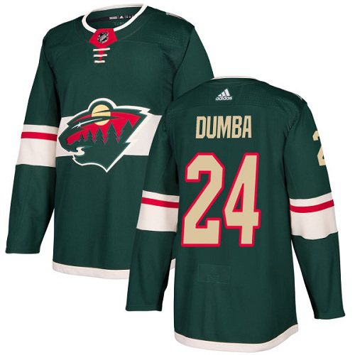 Adidas Minnesota Wild #24 Matt Dumba Green Home Stitched NHL Jersey