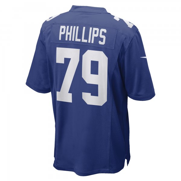 Men's New York Giants Tyre Phillips Nike Royal Game Player Jersey