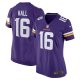 Women's Minnesota Vikings Jaren Hall Nike  Purple  Game Jersey