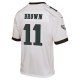 Youth Philadelphia Eagles A.J. Brown Nike White Game Jersey