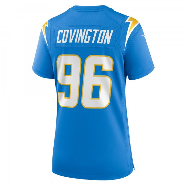 Women's Los Angeles Chargers Christian Covington Nike  Powder Blue Team Game Jersey