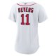 Women's Boston Red Sox Rafael Devers Nike White Home Replica Player Jersey