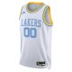 Unisex Los Angeles Lakers Nike White 2022/23 Custom Swingman Jersey - Classic Edition