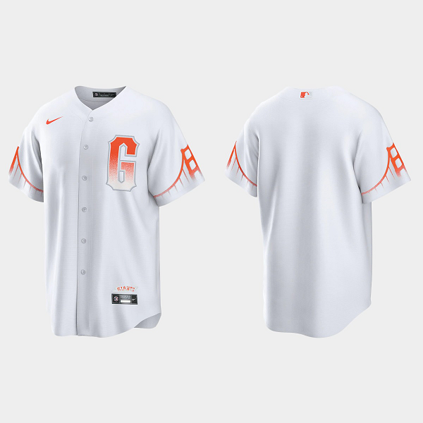 Men's San Francisco Giants White 2021 City Connect Jersey