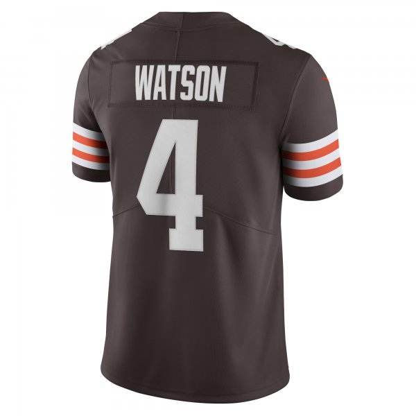 Men's Cleveland Browns Deshaun Watson Nike Brown Vapor Limited Jersey