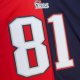 Men's New England Patriots Randy Moss Mitchell & Ness Navy/Red 2007 Split Legacy Replica Jersey