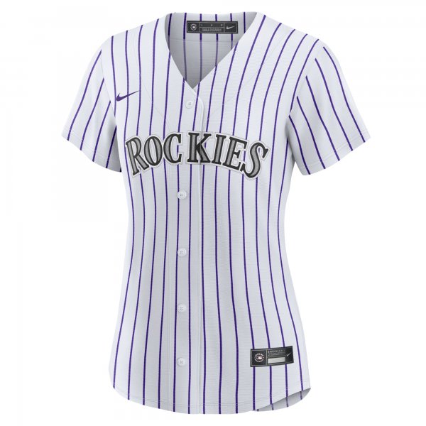 Women's Colorado Rockies Charlie Blackmon Nike White Home Replica Player Jersey