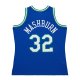 Men's Dallas Mavericks Jamal Mashburn Mitchell & Ness Blue 2001/02 Hardwood Classics Swingman Jersey