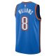 Unisex Oklahoma City Thunder Jalen Williams Nike Blue Swingman Replica Jersey - Icon Edition