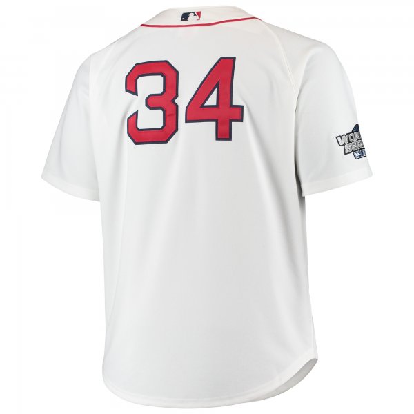 Men's Boston Red Sox David Ortiz Mitchell & Ness White Big & Tall Home Player Jersey