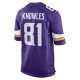 Men's Minnesota Vikings Malik Knowles Nike  Purple Team Game Jersey