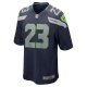 Men's Seattle Seahawks Artie Burns Nike College Navy  Game Jersey