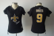 New Orleans Saints #9 Drew Brees Black 2011 Women's Field Flirt Stitched NFL Jersey