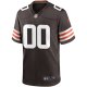 Men's Nike Cleveland Browns Brown Custom Game Jersey