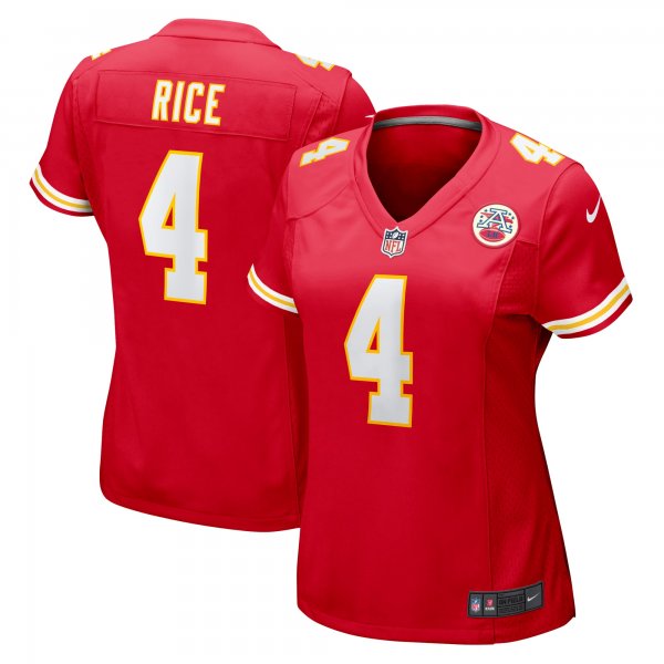 Women's Kansas City Chiefs Rashee Rice Nike  Red  Game Jersey