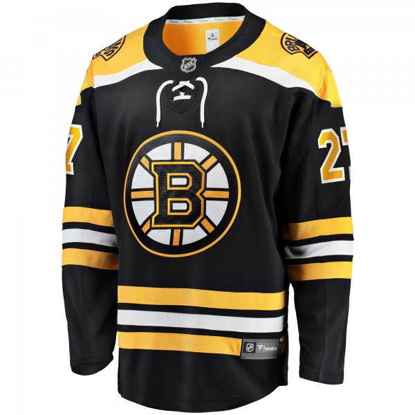 Men's Boston Bruins Hampus Lindholm Fanatics Black Home Breakaway Player Jersey