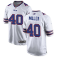 Men's Buffalo Bills #40 Von Miller White Limited Jersey