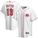 Men's Nike Cincinnati Reds #19 Joey Votto White Home 2020 MLB Jersey