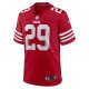 Men's San Francisco 49ers Talanoa Hufanga Nike Scarlet Game Player Jersey