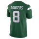 Men's New York Jets Aaron Rodgers Nike Gotham Green  Vapor Untouchable Limited Jersey