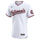 Men's Washington Nationals Nike White Home Elite Jersey