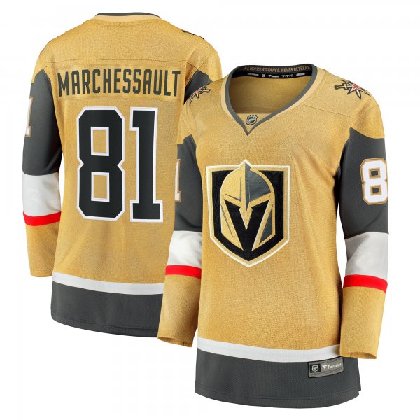 Women's Vegas Golden Knights Jonathan Marchessault Fanatics Gold Home Breakaway Jersey