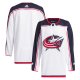 Men's Columbus Blue Jackets adidas White Away Primegreen Jersey