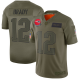 New England Patriots #12 Tom Brady Camo Men's Stitched NFL Limited 2019 Salute To Service Jersey