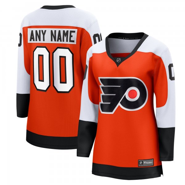 Women's Philadelphia Flyers Fanatics Burnt Orange Home Premier Breakaway Custom Jersey