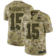 Nike Kansas City Chiefs #15 Patrick Mahomes Camo Youth Stitched NFL Limited 2018 Salute to Service Jersey