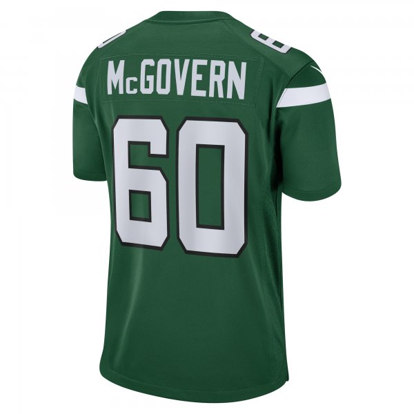 Men's New York Jets Connor McGovern Nike Gotham Green Game Jersey