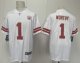 Men's Kansas City Chiefs #1 Xavier Worthy Nike White 2024 NFL Draft First Round Pick Player Limited Jersey