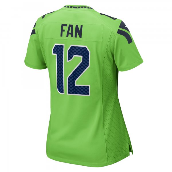 Women's Seattle Seahawks 12s Nike Neon Green  Game Jersey