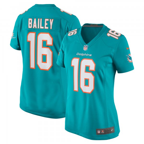 Women's Miami Dolphins Jake Bailey Nike Aqua Game Player Jersey