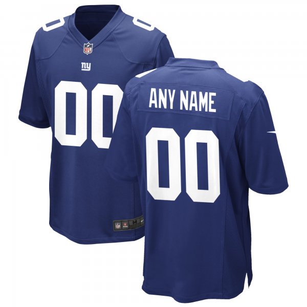 Men's New York Giants Nike Royal Custom Game Jersey