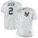 Men's New York Yankees Derek Jeter White Big & Tall Replica Player Jersey