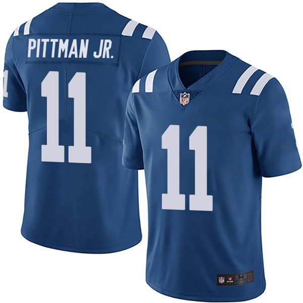 Youth Nike Indianapolis Colts #11 Michael Pittman Jr. Limited Royal Team Color Vapor Untouchable Jersey