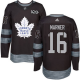 Adidas Toronto Maple Leafs #16 Mitchell Marner Black 1917-2017 100th Anniversary Stitched NHL Jersey